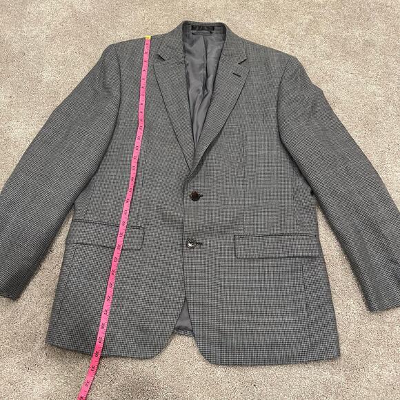 Lauren Ralph Lauren Men's Sports Coat Light Grey Tweed Silk Wool 40R - Picture 8 of 10